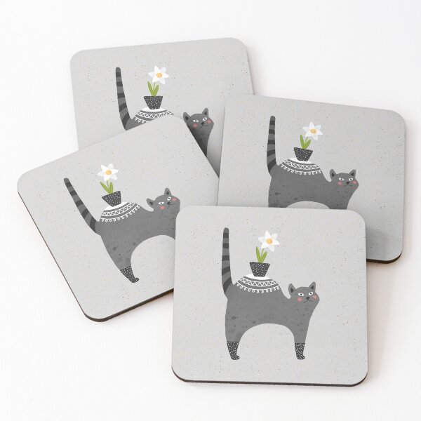 Item preview, A cat and his daffodil designed and sold by Elisabeth Fredriksson.