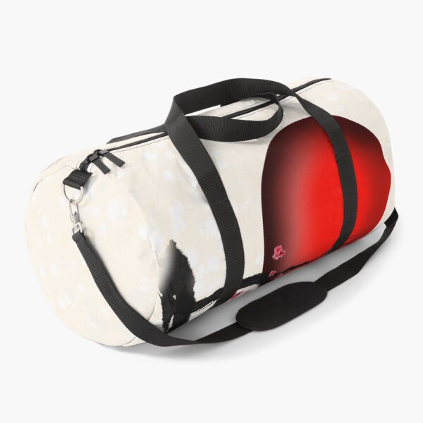 Item preview, Sumi-e hanami time sakura cherry blossoms with a red rising sun designed and sold by CuisineCat.