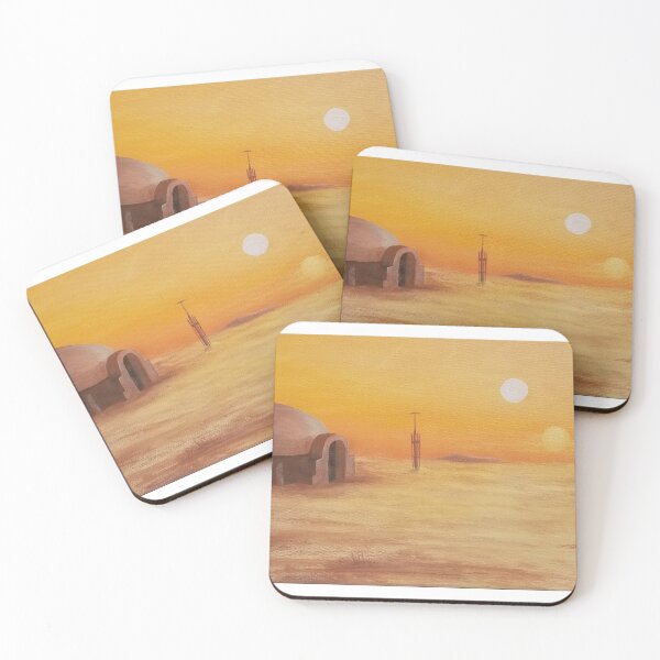 Item preview, Tatooine Landscape - Binary Sunset designed and sold by SchaeferArt.