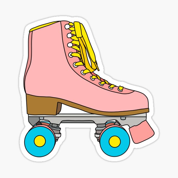 "Roller Skate" Sticker for Sale by lindseydesigns Redbubble