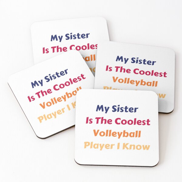 Item preview, My Sister Is The Coolest Volleyball Player I Know designed and sold by MoMasry.