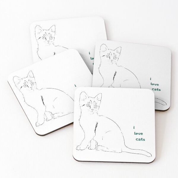 Item preview, i love cats designed and sold by TINASTORESHOPE.