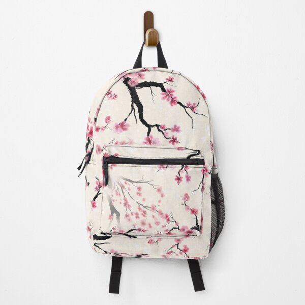 Artikelvorschau, Watercolor sumie hanami sakura cherry blossoms pattern entworfen und verkauft von CuisineCat.