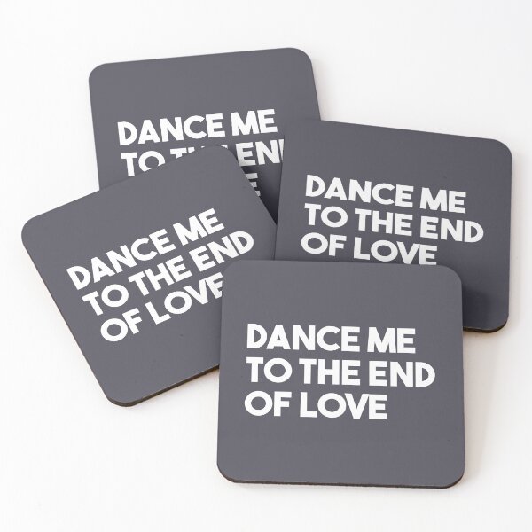 Item preview, Dance me to the end of love, white designed and sold by perezzzoso.