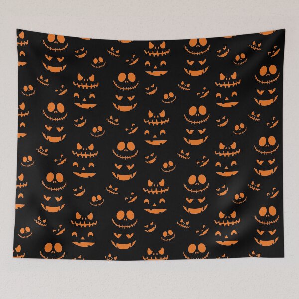 Item preview, Pumpkin Carving Face - Halloween Pack (Better in Larger Sizes) designed and sold by mydoodlesateme.