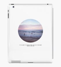 Things you don't say about the beach iPad-Hülle & Klebefolie