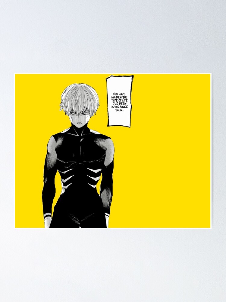 Tokyo Ghoul Ken Kaneki The One Eyed King Poster By Badassmanga Redbubble