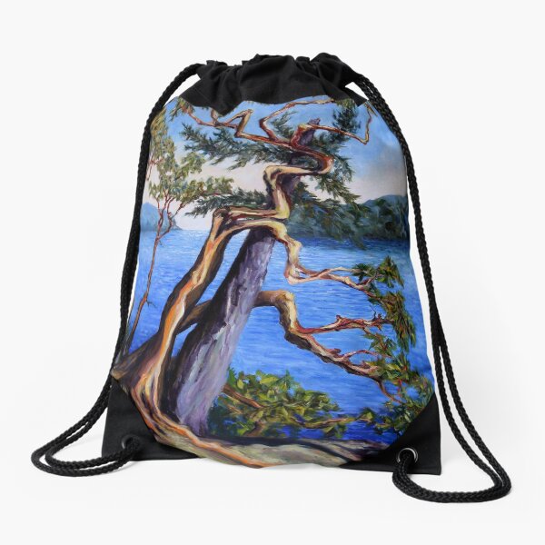 Southern Gulf Islands Afternoon Drawstring Bag