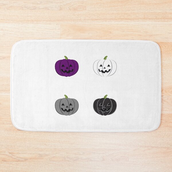 Item preview, Asexual Pride Flag Halloween Pumpkin design for ace romantic designed and sold by anins-azuree.