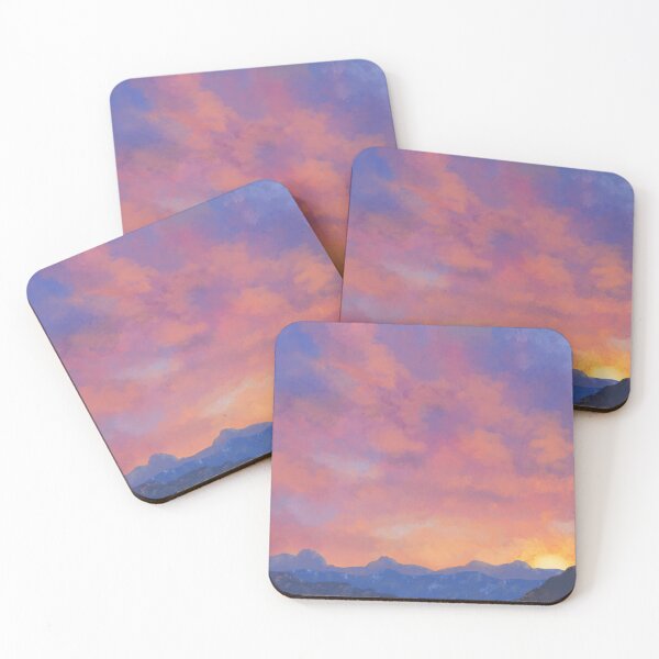 Item preview, Tangerine Sunset Over The Mountains designed and sold by Shawn Ballard.
