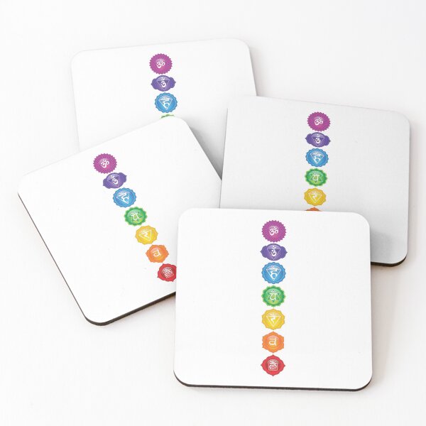 Item preview, 7 Chakra Symbols - 01 VT WBG designed and sold by chakraplaza.