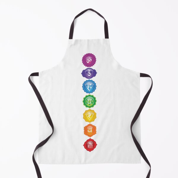 Item preview, 7 Chakra Symbols - 01 VT WBG designed and sold by chakraplaza.