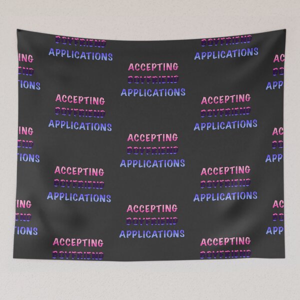 Item preview, Accepting Boyfriend Applications-Omni Flag designed and sold by Kai Buro.