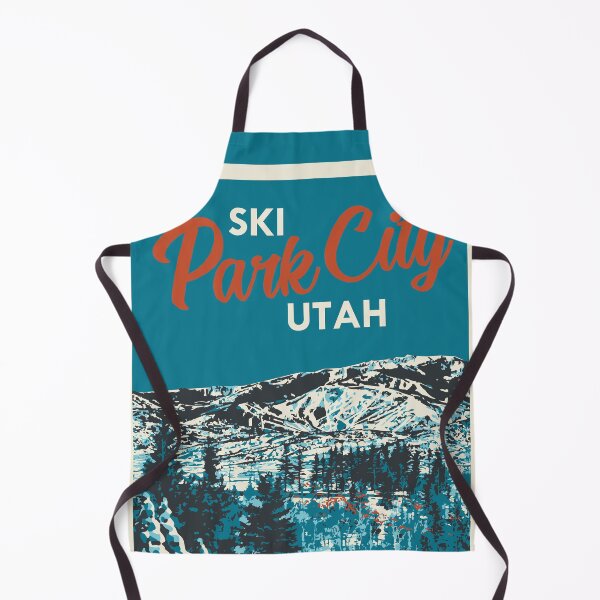 Item preview, Vintage Park City Utah Ski Poster designed and sold by ROEDERcraft.