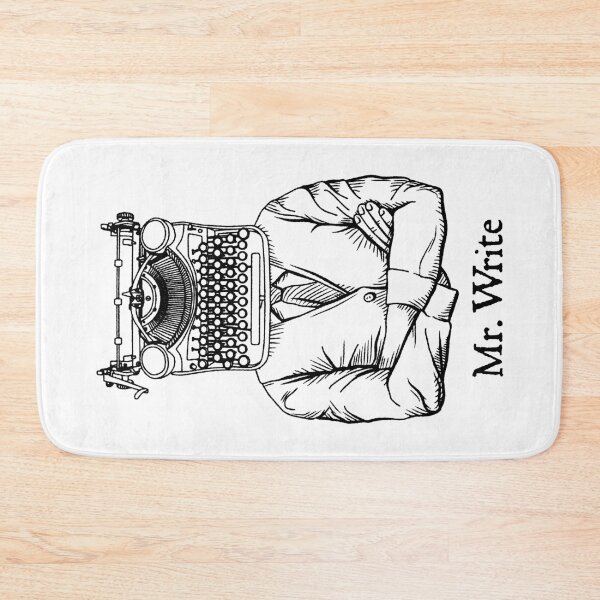 Item preview, Mr. Write Author Writer Vintage Typewriter Funny Word Pun designed and sold by GrandeDuc.