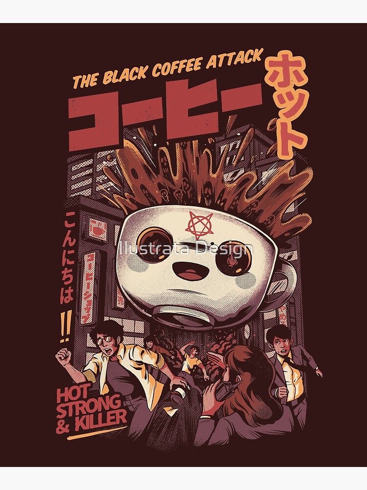 Black magic coffee by ilustrata