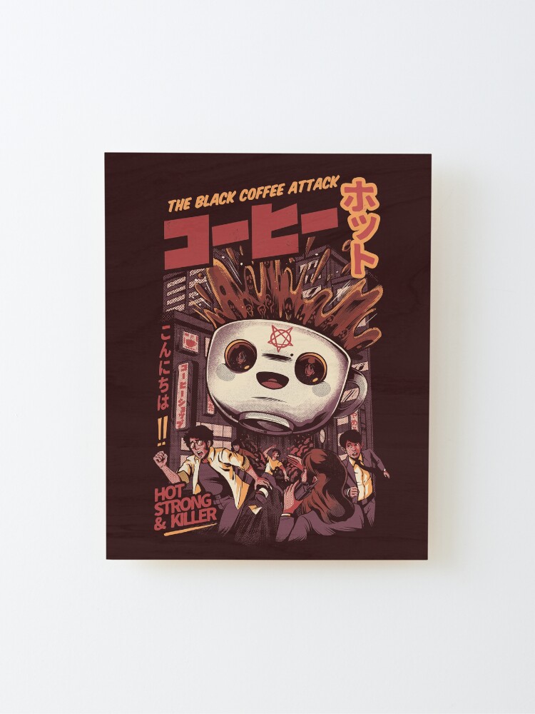 Alternate view of Black magic coffee Mounted Print