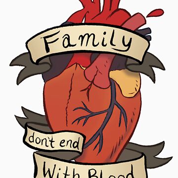 "Supernatural - Family Don't End With Blood" Unisex T-Shirt by ackimakescomics | Redbubble