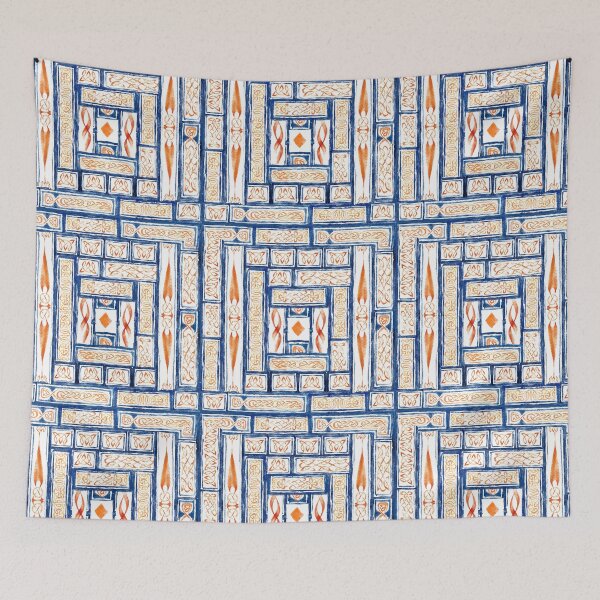 Item preview, Medieval celtic pattern - ink and digital painting designed and sold by pedrofsarmento.