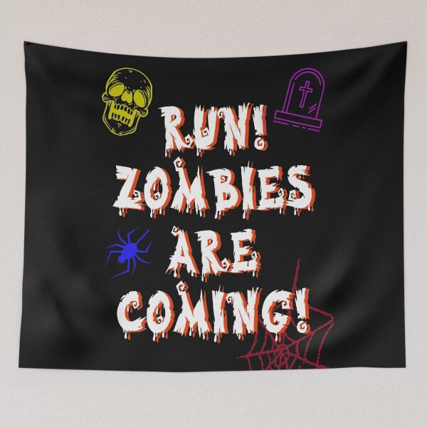 Item preview, Run, Zombies Are Coming! designed and sold by Fashimation20.
