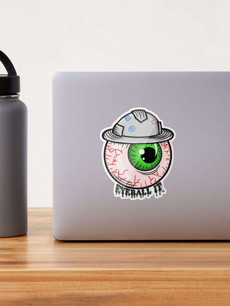 Eyeball Stickers Durable, Scratch Proof, Weather, Water Resistance Sticker  for Laptops, Tumbler, Car and More 