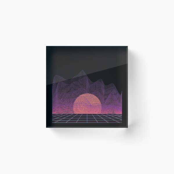 Item preview, New Retro Synthwave Soundwave Sunset  designed and sold by ghost888.
