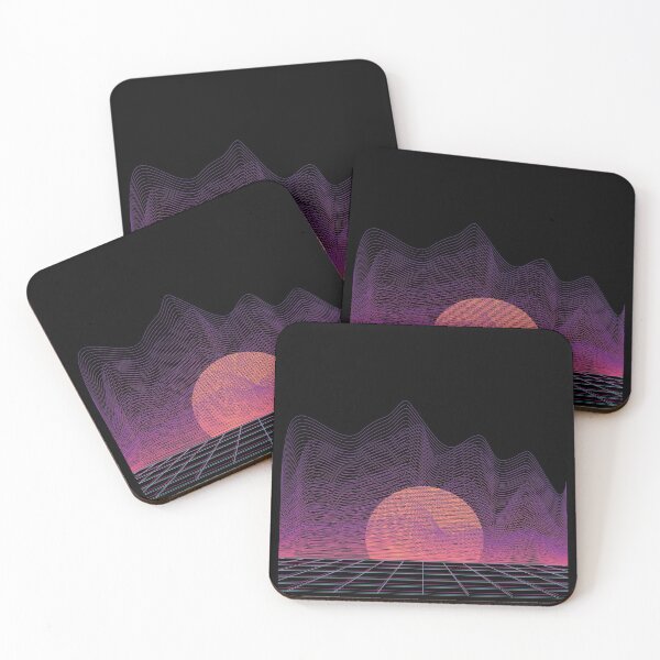 Item preview, New Retro Synthwave Soundwave Sunset  designed and sold by ghost888.