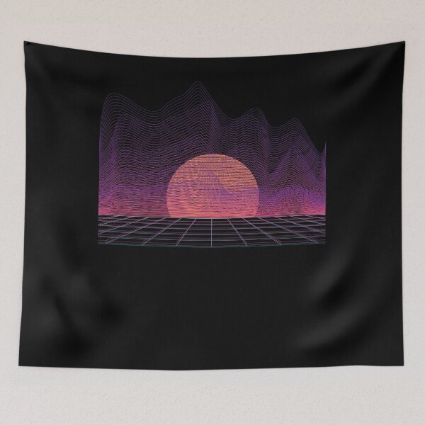Item preview, New Retro Synthwave Soundwave Sunset  designed and sold by ghost888.