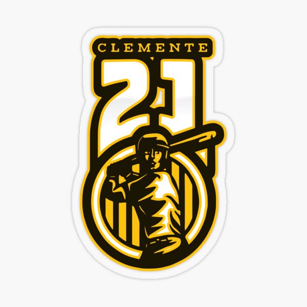 Clemente 21 Sticker for Sale by jortan1