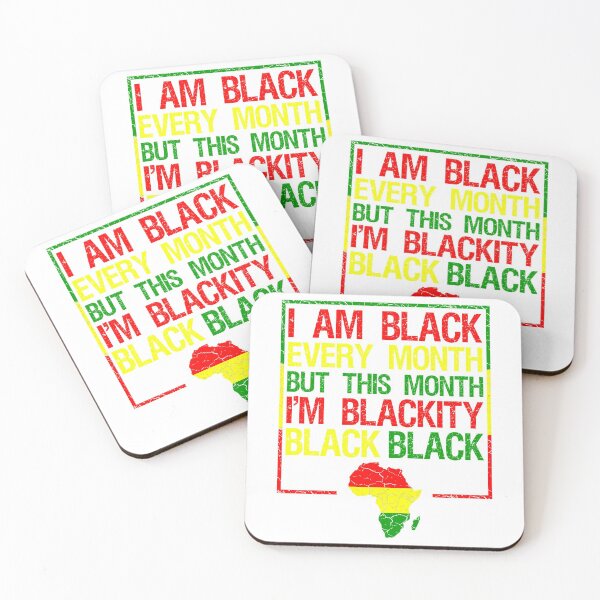 Item preview, Black History Month 2020 Vintage Design I am Black Every Month But This Month I'm Blackity Black Black designed and sold by naworas.
