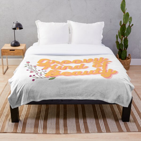 Groovy Kind Of Beauty 2 Throw Blanket