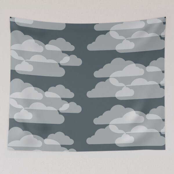 Item preview, Clouds in shades of grey designed and sold by EngineerGoC.