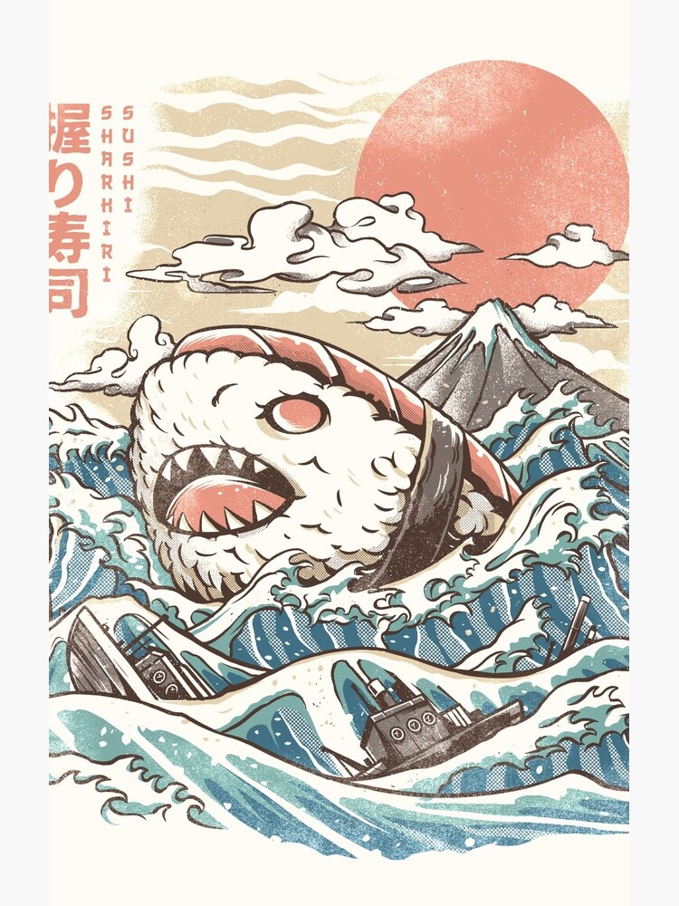 Sharkiri Sushi by ilustrata