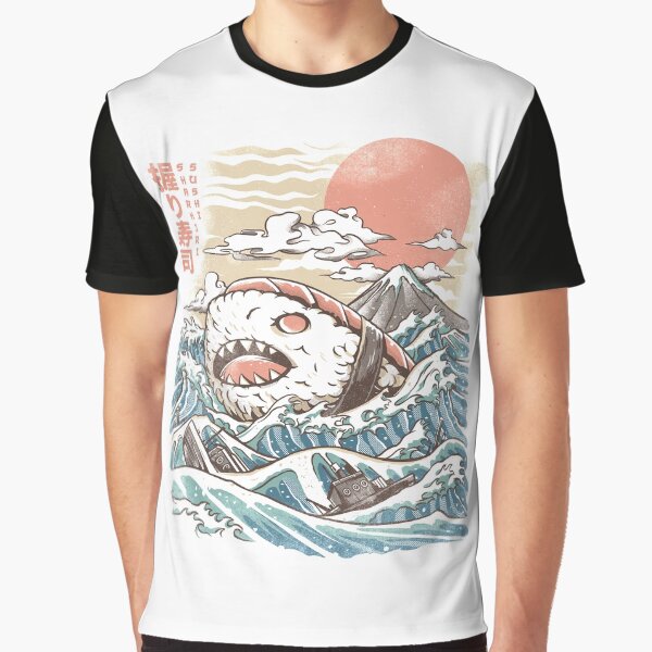 Sharkiri Sushi Graphic T-Shirt