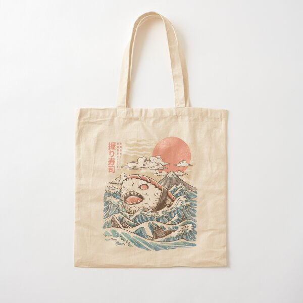 Sharkiri Sushi Cotton Tote Bag