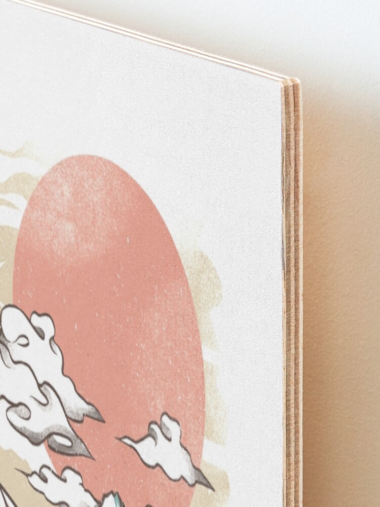 Alternate view of Sharkiri Sushi Mounted Print