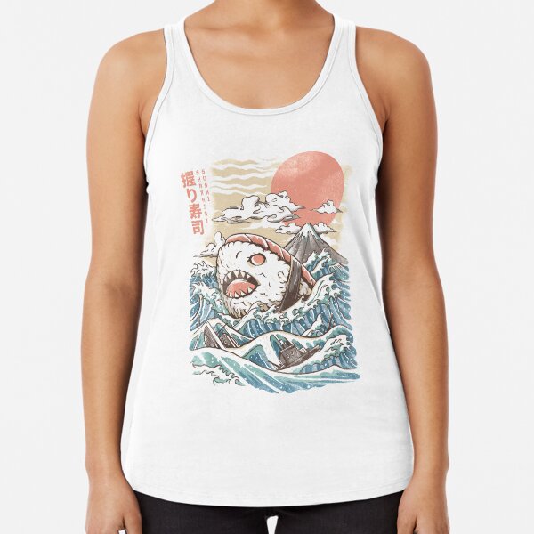 Sharkiri Sushi Racerback Tank Top