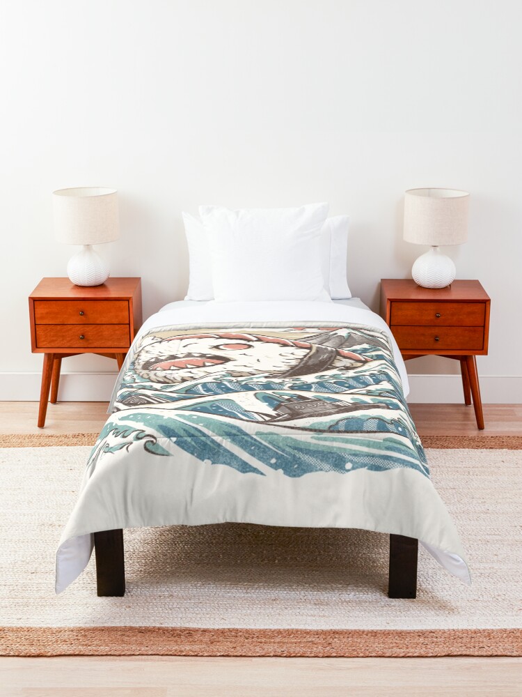 Alternate view of Sharkiri Sushi Comforter