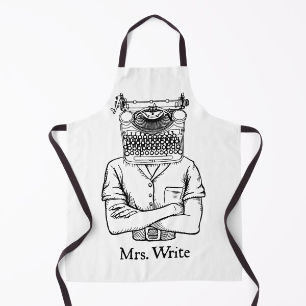 Item preview, Mrs. Write Author Writer Vintage Typewriter Funny Word Pun designed and sold by GrandeDuc.
