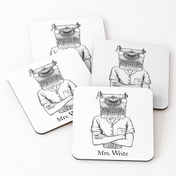 Item preview, Mrs. Write Author Writer Vintage Typewriter Funny Word Pun designed and sold by GrandeDuc.