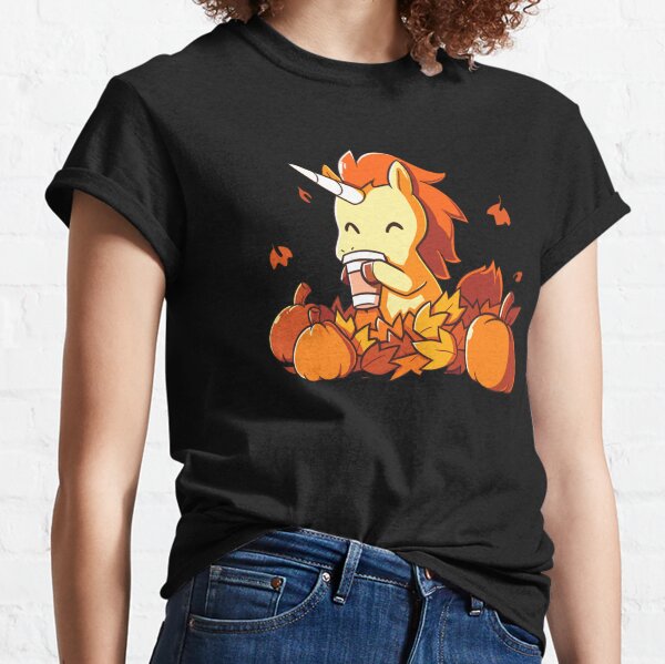 Pumpkin Spice Unicorn Classic T-Shirt