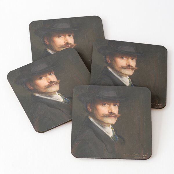 Item preview, Dapper man with a Moustache and hat  designed and sold by Vintage Designs +.