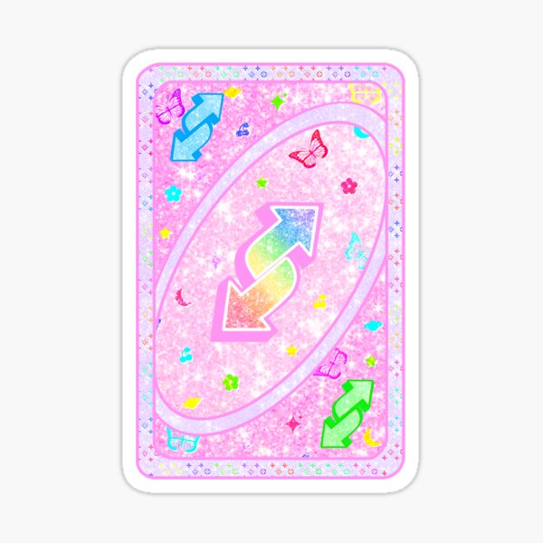 Uno Reverse Card Sticker
