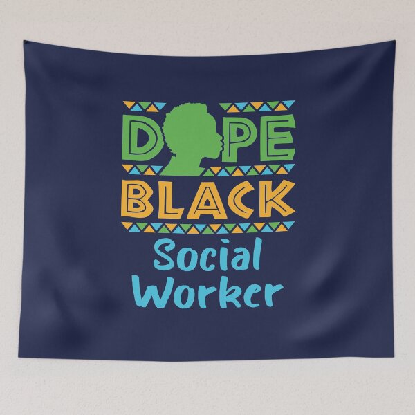 Item preview, Dope Black Social Worker African American Social Work designed and sold by jaygo.