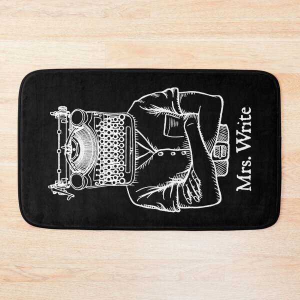 Item preview, Mrs. Write Author Writer Vintage Typewriter Funny Word Pun designed and sold by GrandeDuc.