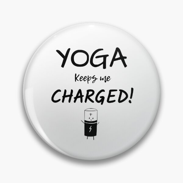 Item preview, Yoga Keeps Me Charged! designed and sold by UrbanChakra.