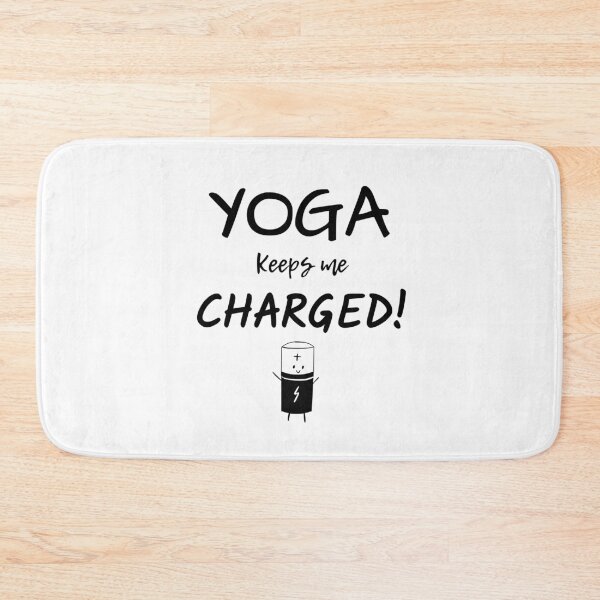 Item preview, Yoga Keeps Me Charged! designed and sold by UrbanChakra.