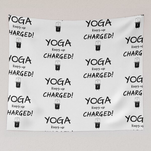Item preview, Yoga Keeps Me Charged! designed and sold by UrbanChakra.