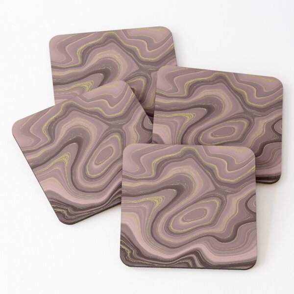 Item preview, Agate Marble Swirls of White Baby Blue and Gold Glitter Abstract Pattern designed and sold by Alicia Chee.
