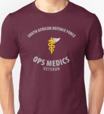 Camiseta ajustada Veterano de Médicos de la Fuerza de Defensa de Sudáfrica